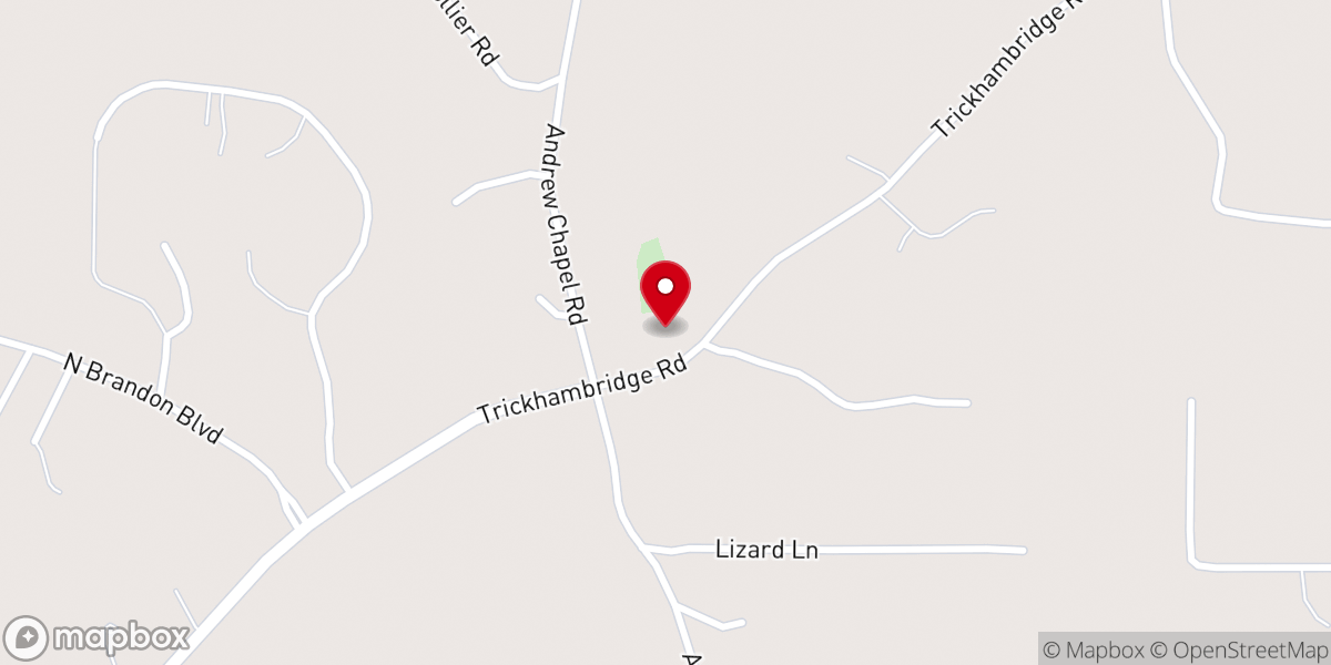 Map showing location of Evergreen Christian Community Church