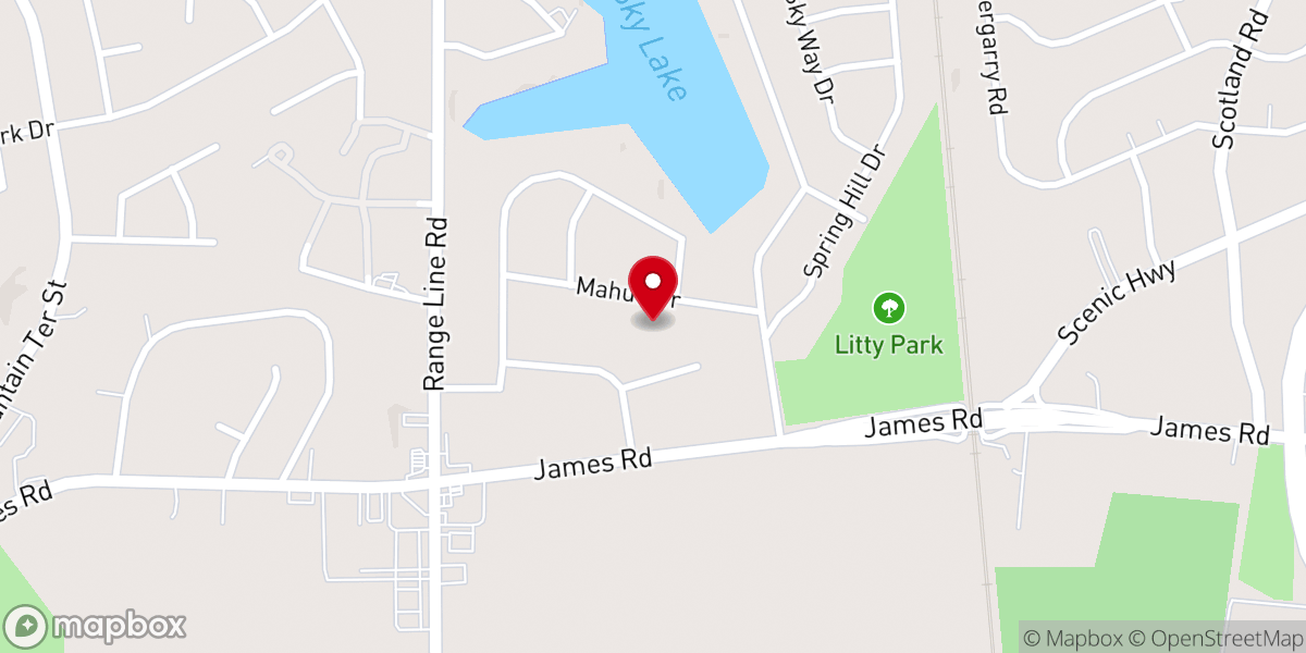 Map showing location of Cathedral of Hope Outreach Ministry
