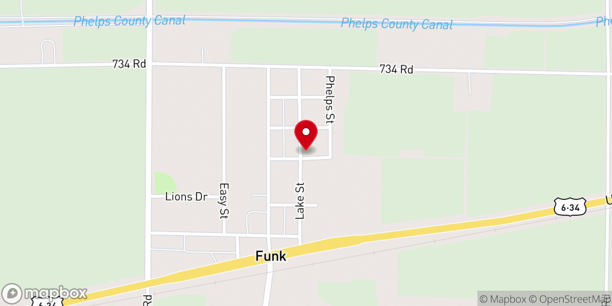 Map showing location of Fridhem Lutheran Parsonage