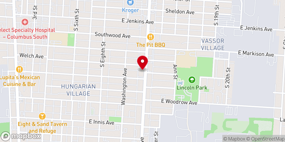 Map showing location of Faith Tabernacle Full Gospel