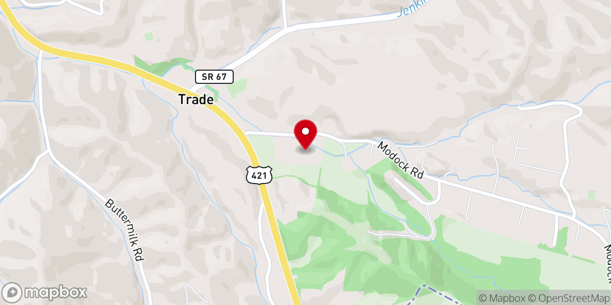 Map showing location of New Beginnings Church