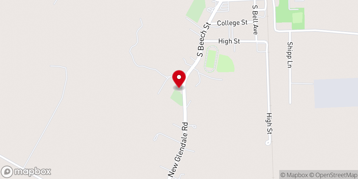 Map showing location of Little Zion Baptist Church