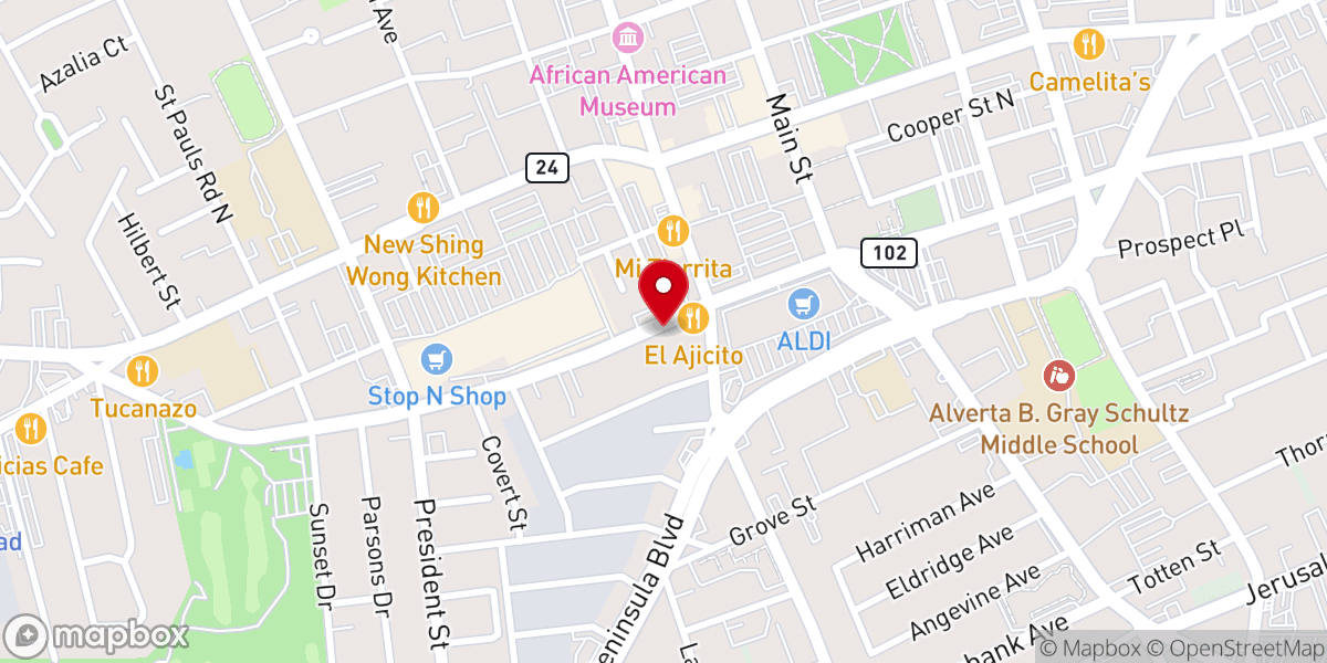 Map showing location of rehoboth fellowship center