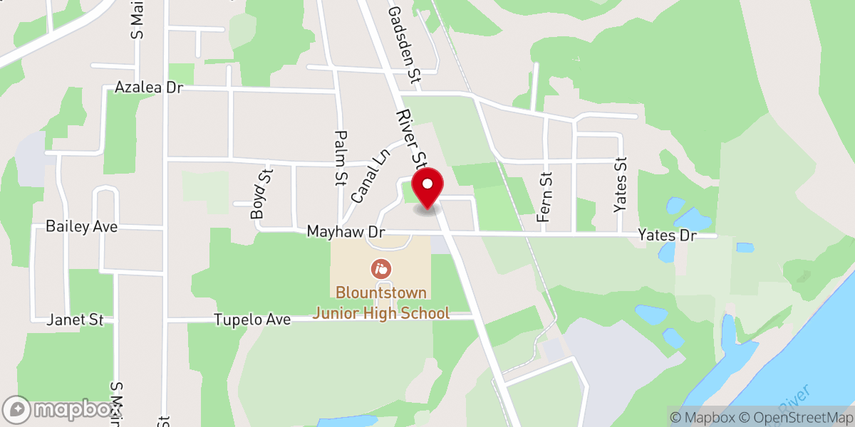 Map showing location of St Paul AME Church-Parsonage
