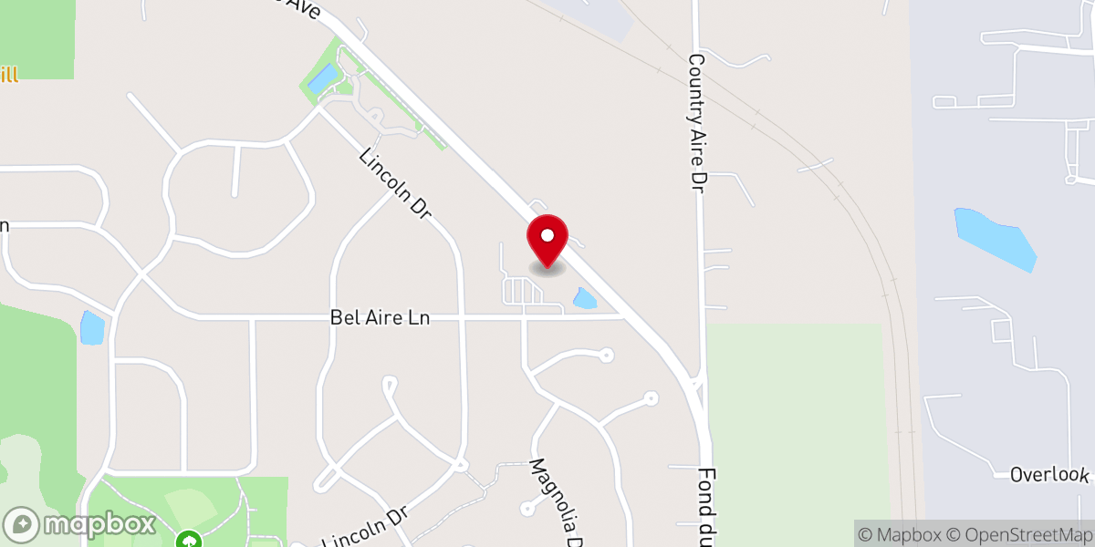Map showing location of Bethlehem Lutheran Church - Germantown