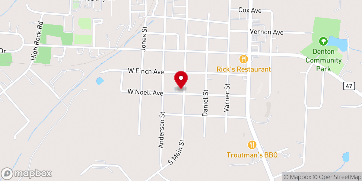 Map showing location of First Global Methodist Church