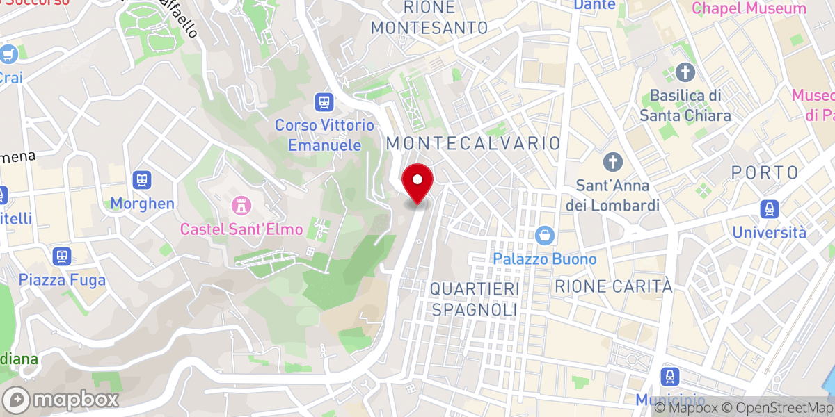 Map showing location of Chiesa di Santa Lucia Vergine al Monte