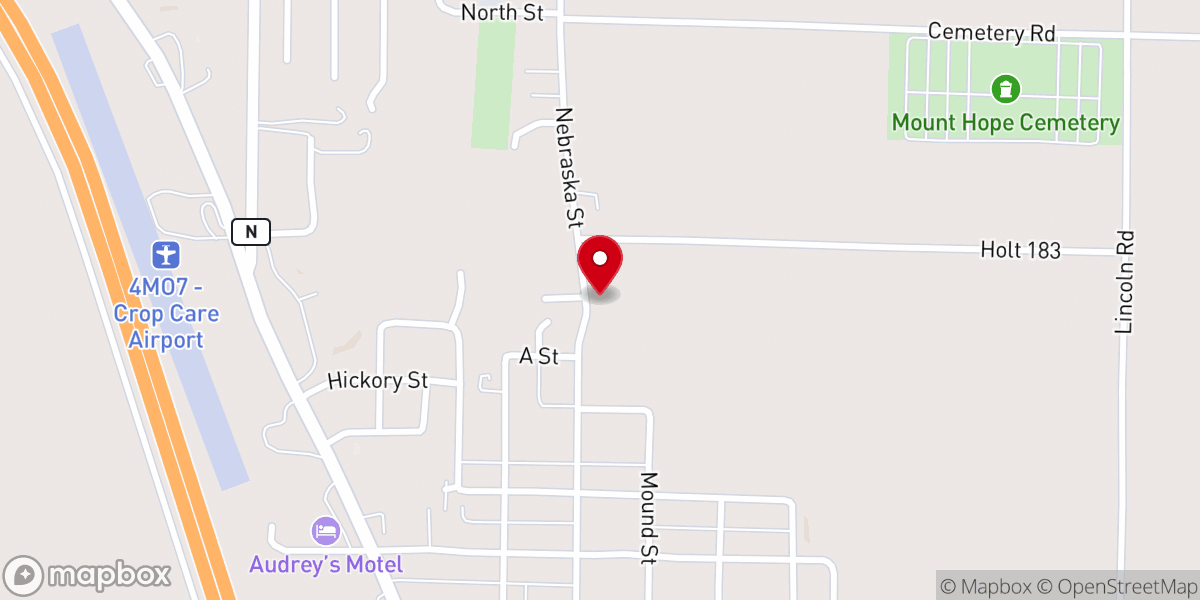 Map showing location of Community of Christ