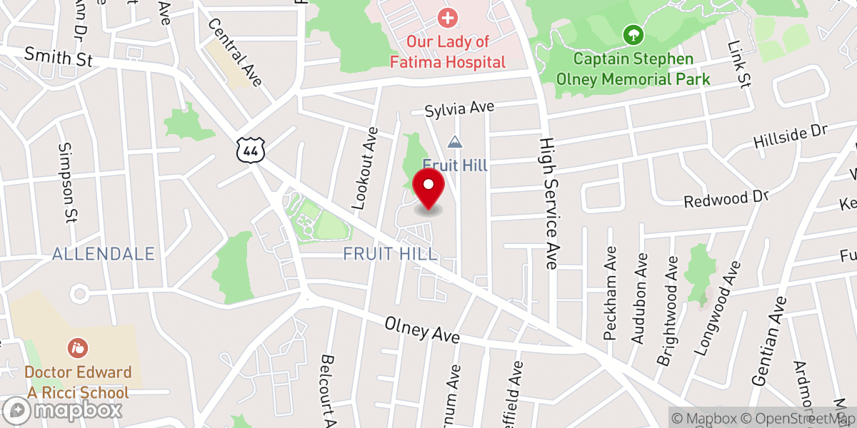 Map showing location of Wonder House of Faith Ministries