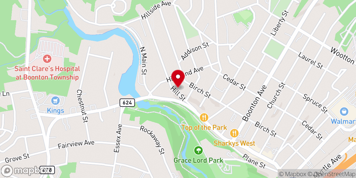 Map showing location of St. Cyril & Methodius Roman Catholic Church
