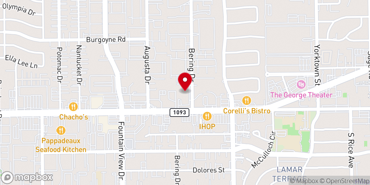 Map showing location of Memorial Lutheran Church LCMS