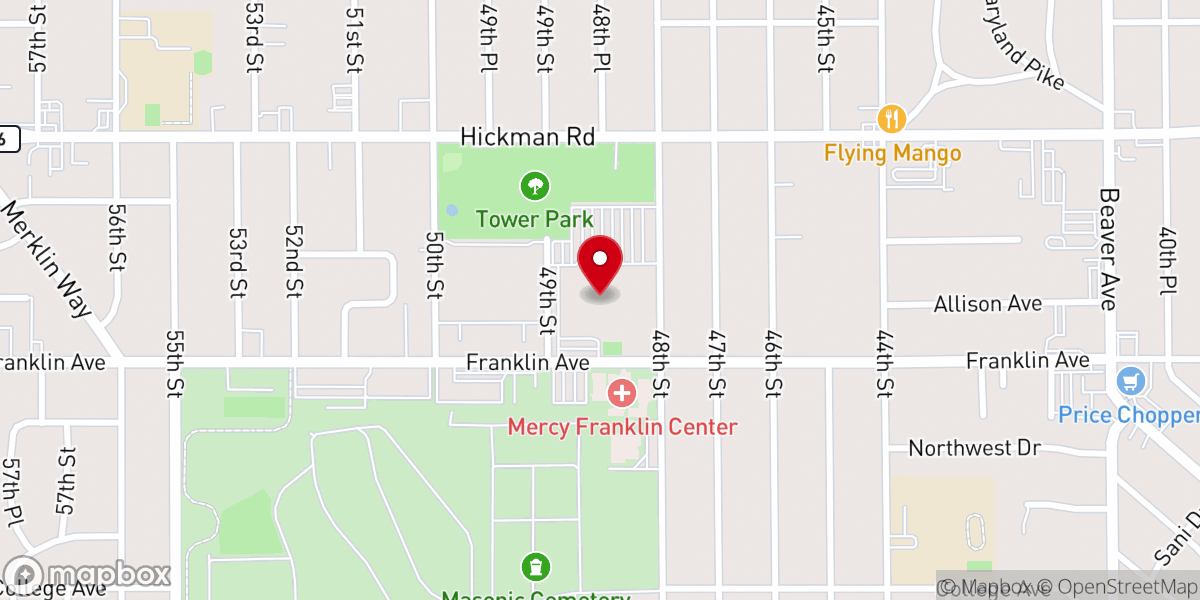 Map showing location of The Mission Church