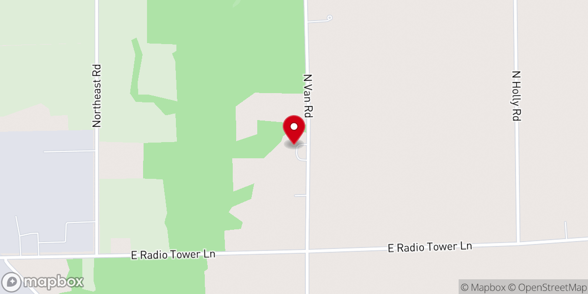 Map showing location of Olney Christian Fellowship