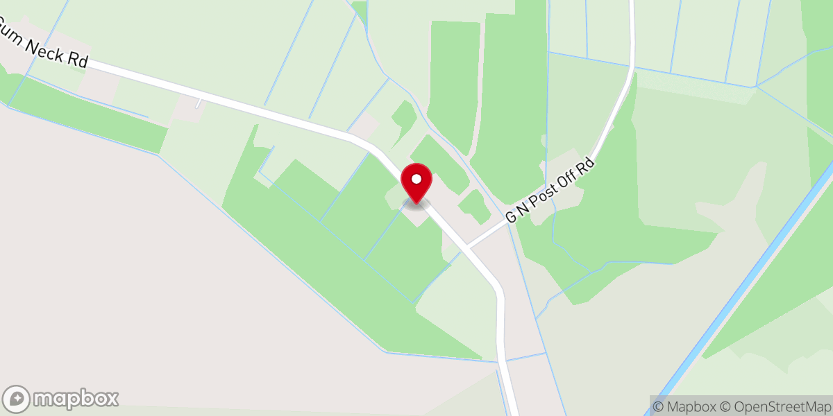 Map showing location of Columbia Church of Christ