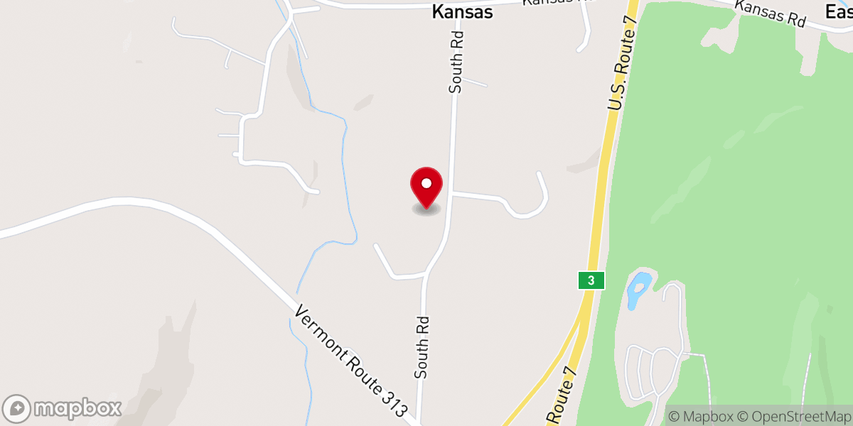 Map showing location of East Arlington