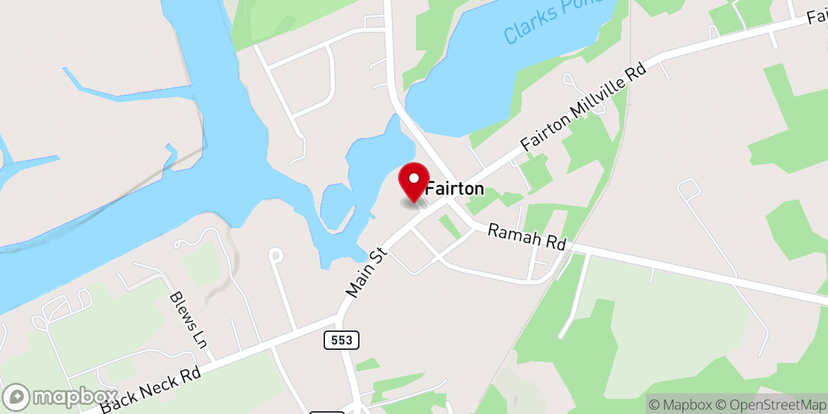 Map showing location of Fairfield Presbyterian Church PCA