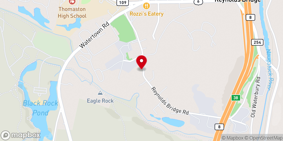 Map showing location of Eagle Rock Congregational Church