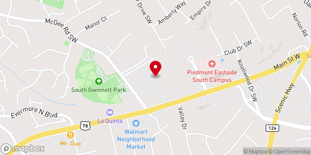Map showing location of Words of Comfort Ministries Inc