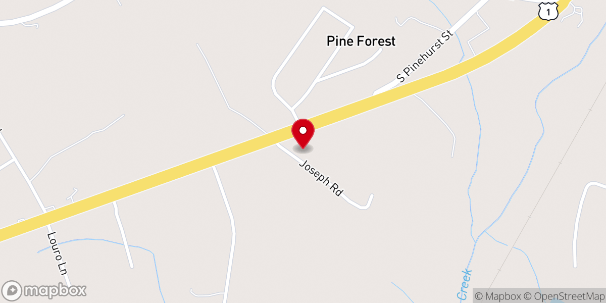 Map showing location of Calvary Chapel of the Sandhills Inc