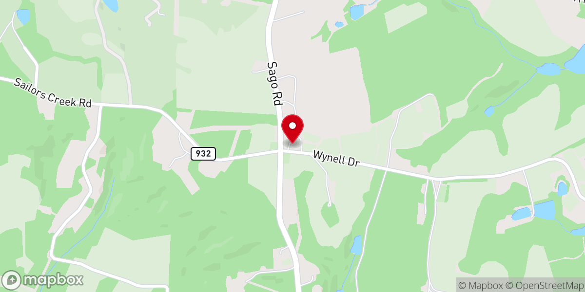 Map showing location of Christian Tabernacle
