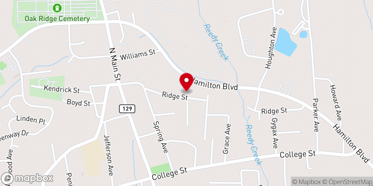 Map showing location of St Luke Apostle Church