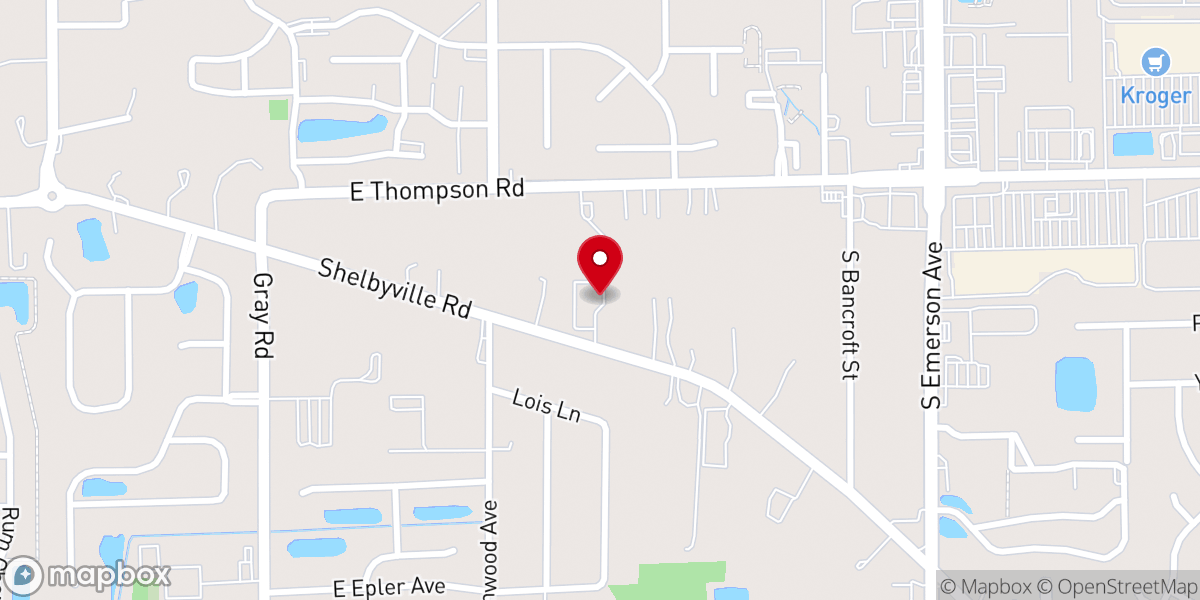 Map showing location of Southview Wesleyan Church