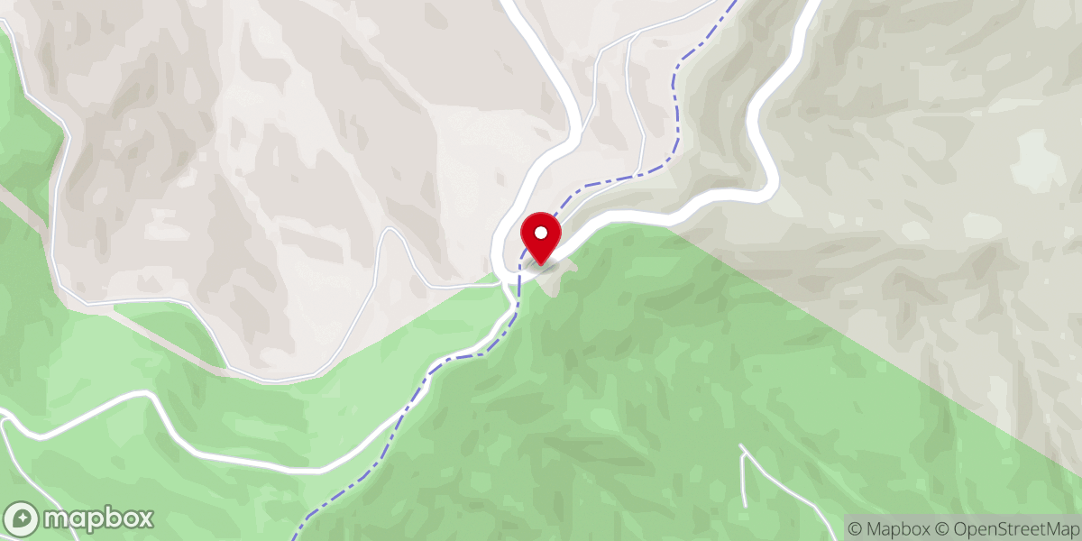 Map showing location of Jebediah Memorial Overlook