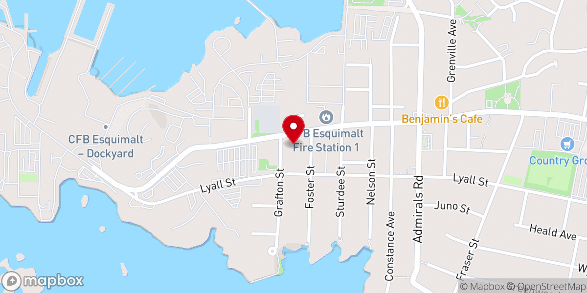 Map showing location of Capital City Baptist Church