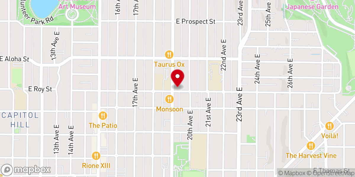Map showing location of Trinity Christ Memorial Baptist