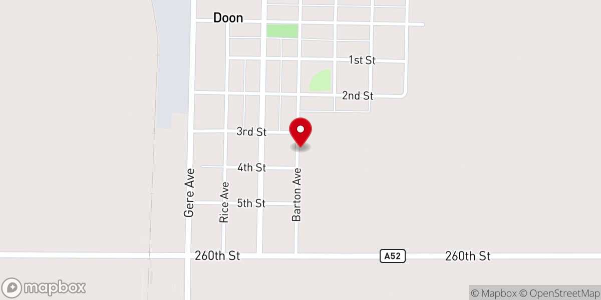 Map showing location of First Reformed Church