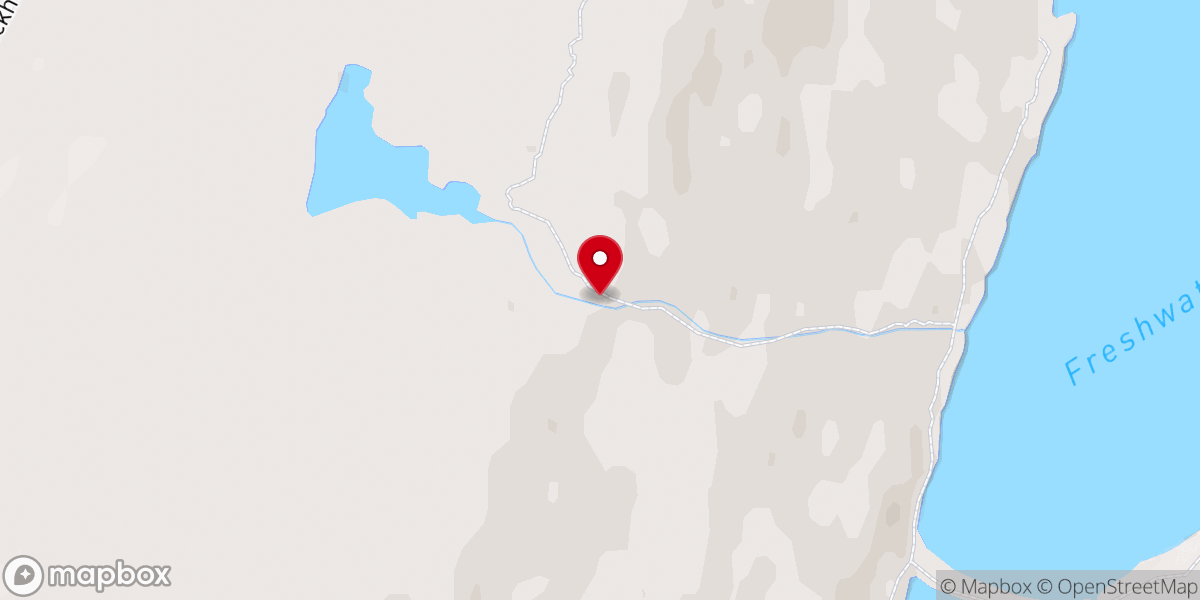 Map showing location of Ennis River