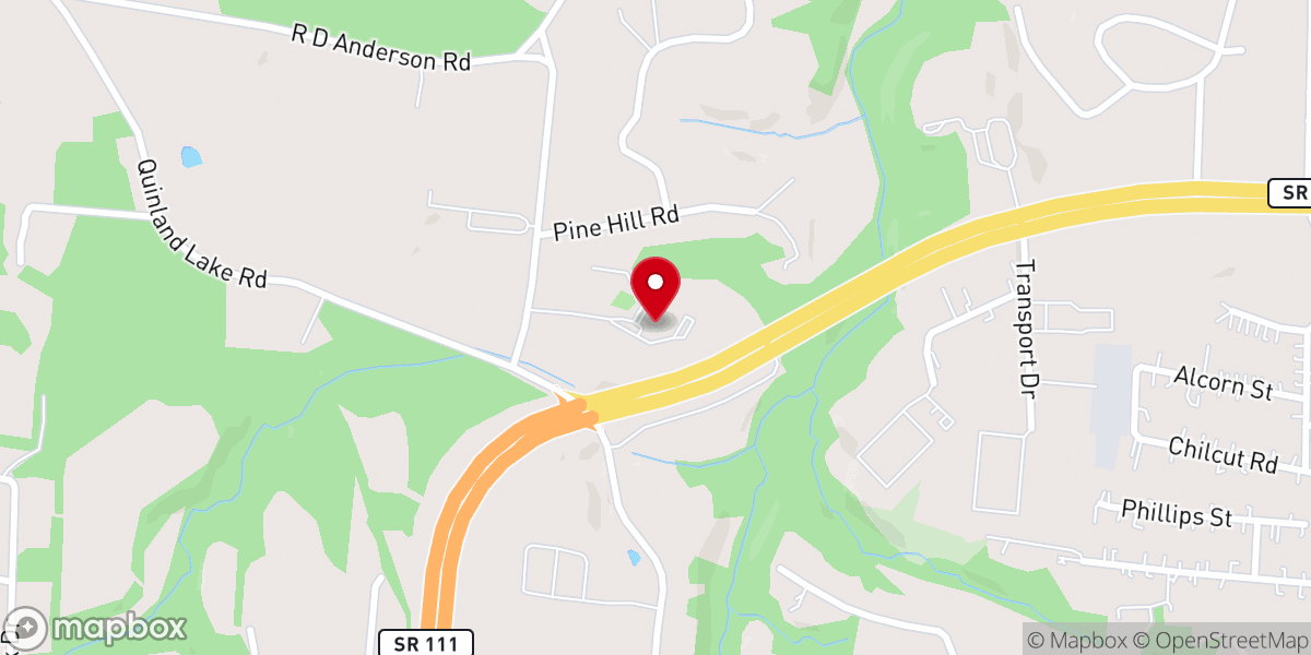 Map showing location of Church On the Hill: Vineyard Cookeville