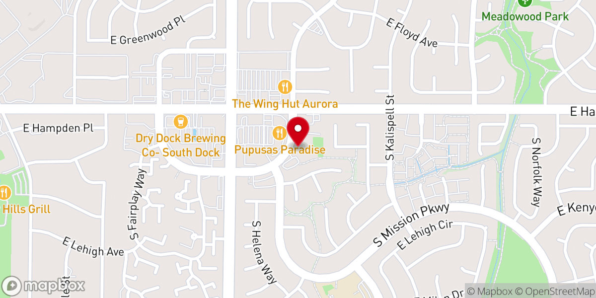 Map showing location of Colorado Muslims Community Center