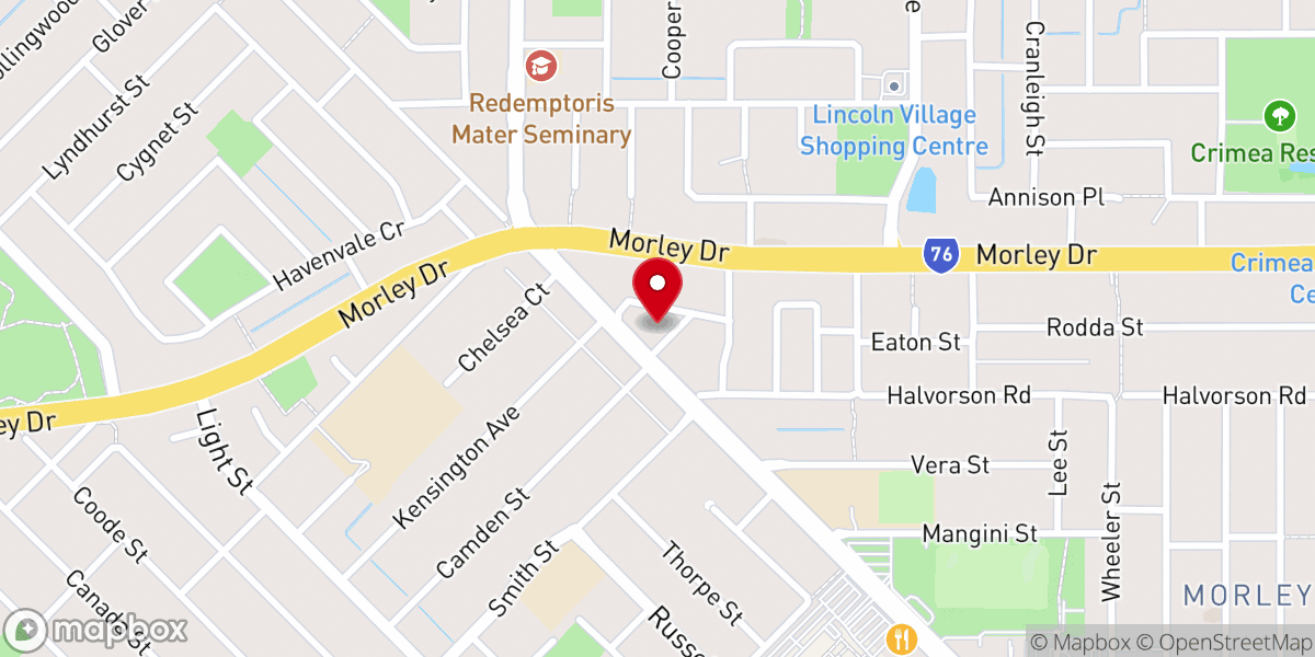 Map showing location of The Revival Fellowship