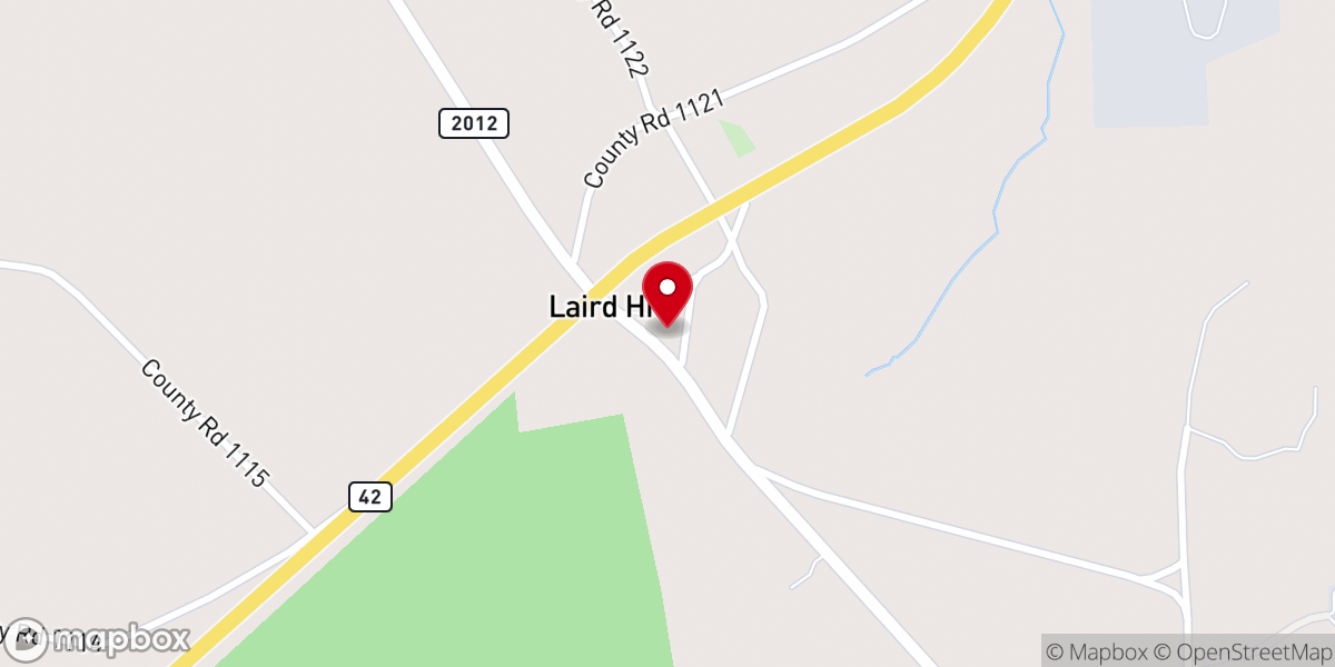 Map showing location of Holy Prayer Apostolic Church
