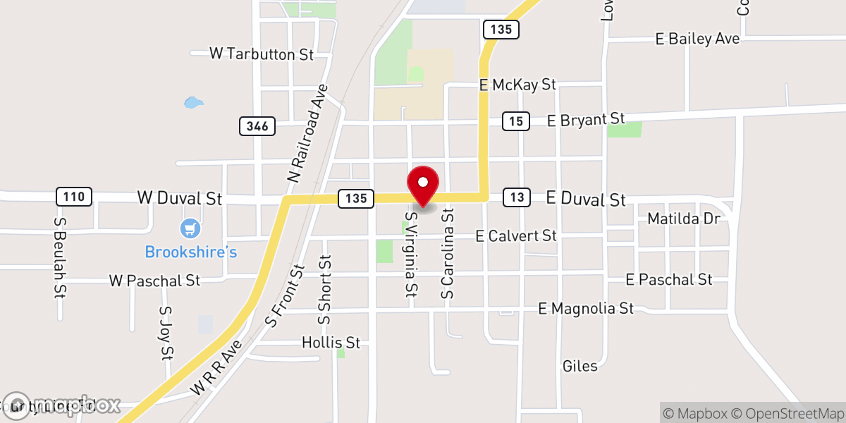 Map showing location of First Methodist Church