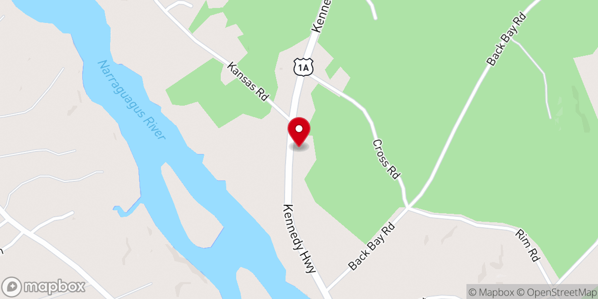 Map showing location of Church of Christ