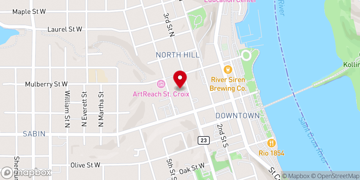 Map showing location of Community Kitchen at Ascension Episcopal Church - Food Distribution Center