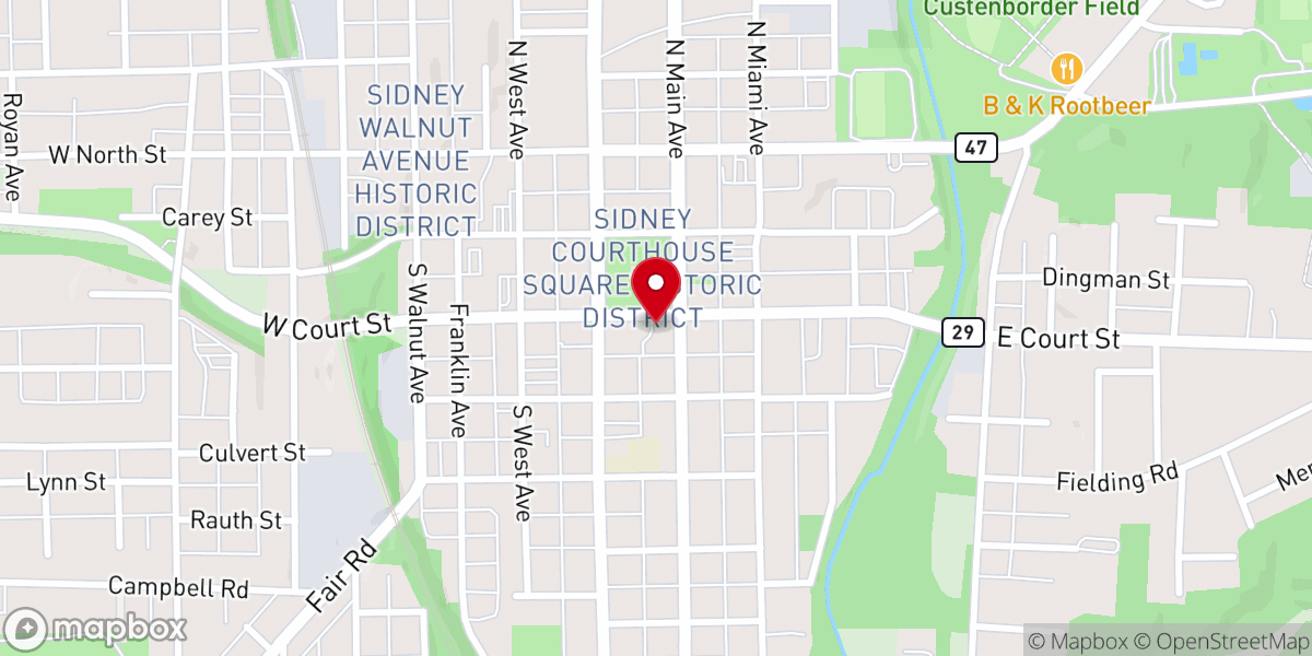 Map showing location of Random Acts of Christian Kindness