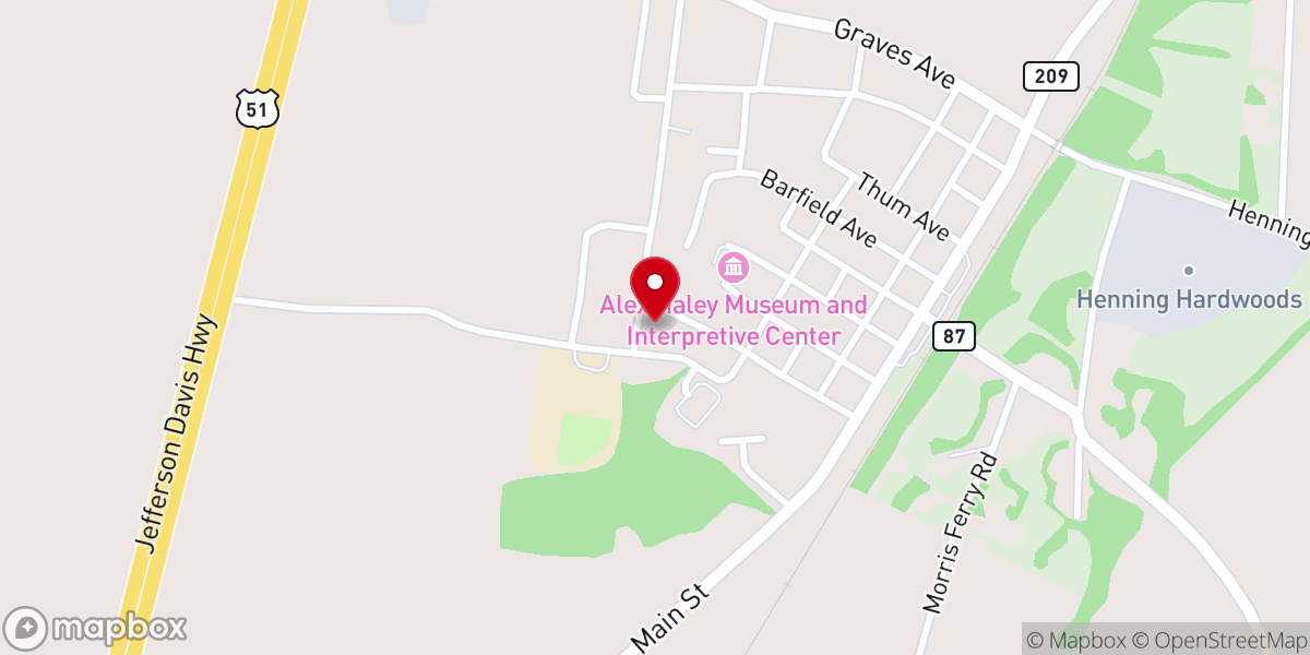 Map showing location of St Mark Baptist Church
