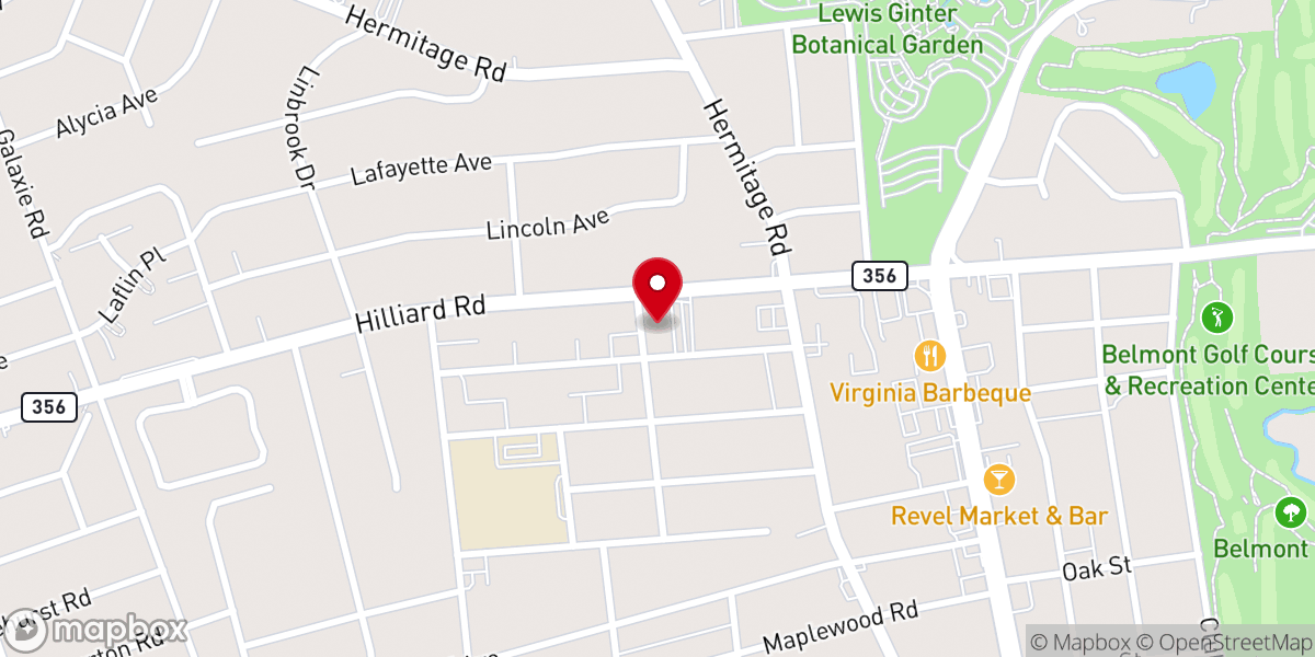 Map showing location of Lakeside United Methodist Church