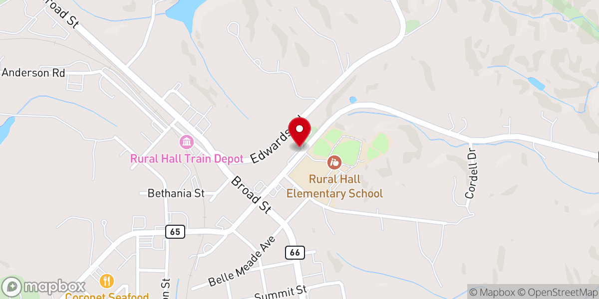 Map showing location of Saint James Church
