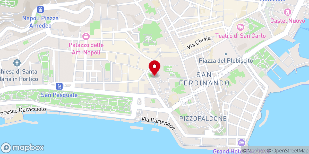 Map showing location of Galleria Acappella