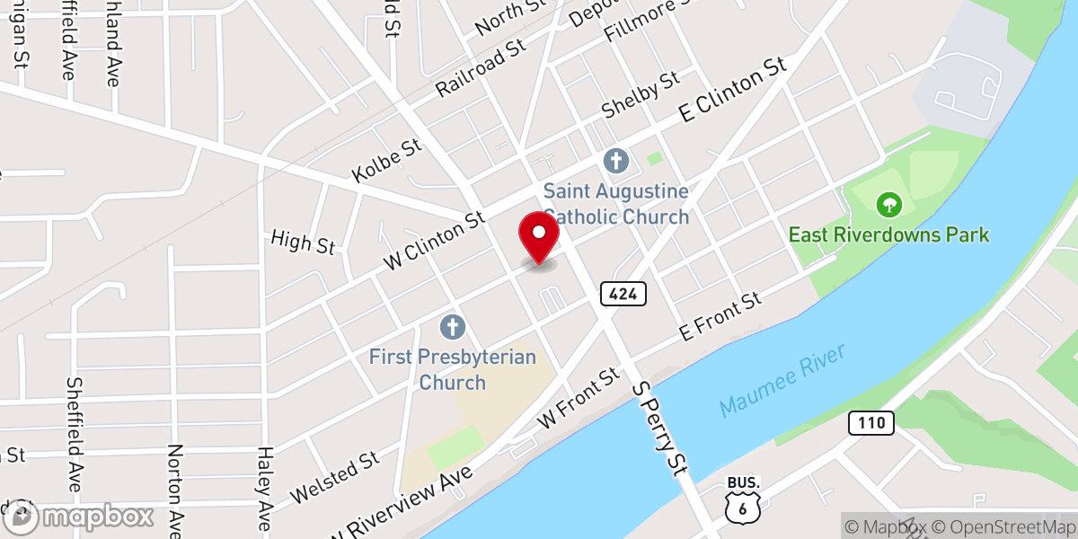 Map showing location of Soaring Art Studio