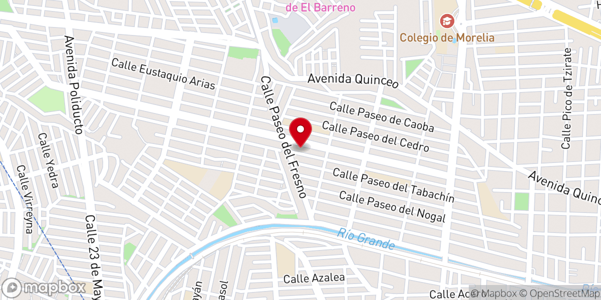 Map showing location of La Iglesia de Jesucristo de los Santos de los Últimos Días