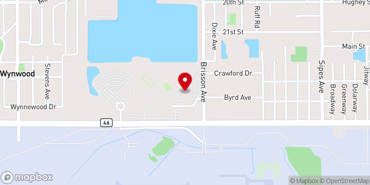 Map showing location of Wonder Church