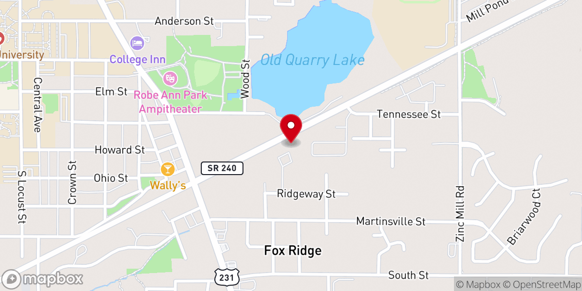 Map showing location of New Life Church