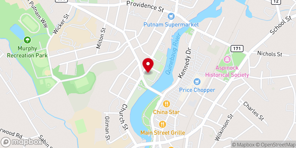 Map showing location of Superior Court Building