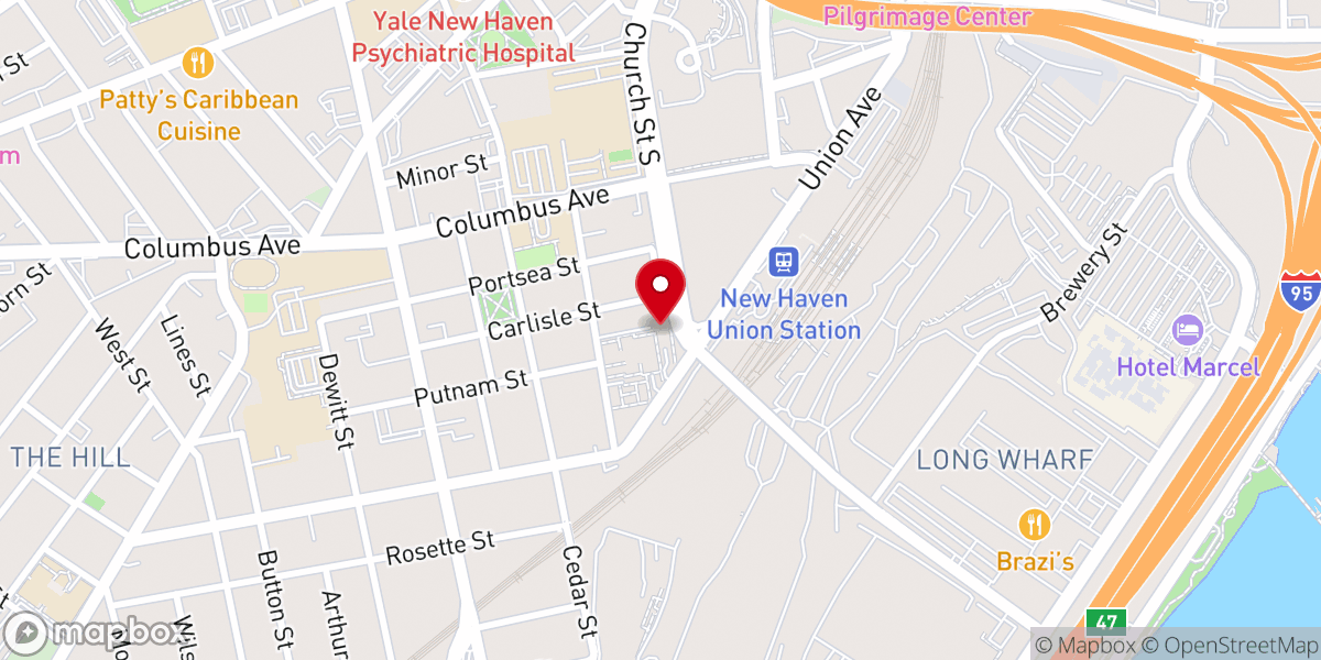 Map showing location of Oasis Hill Seventh-day