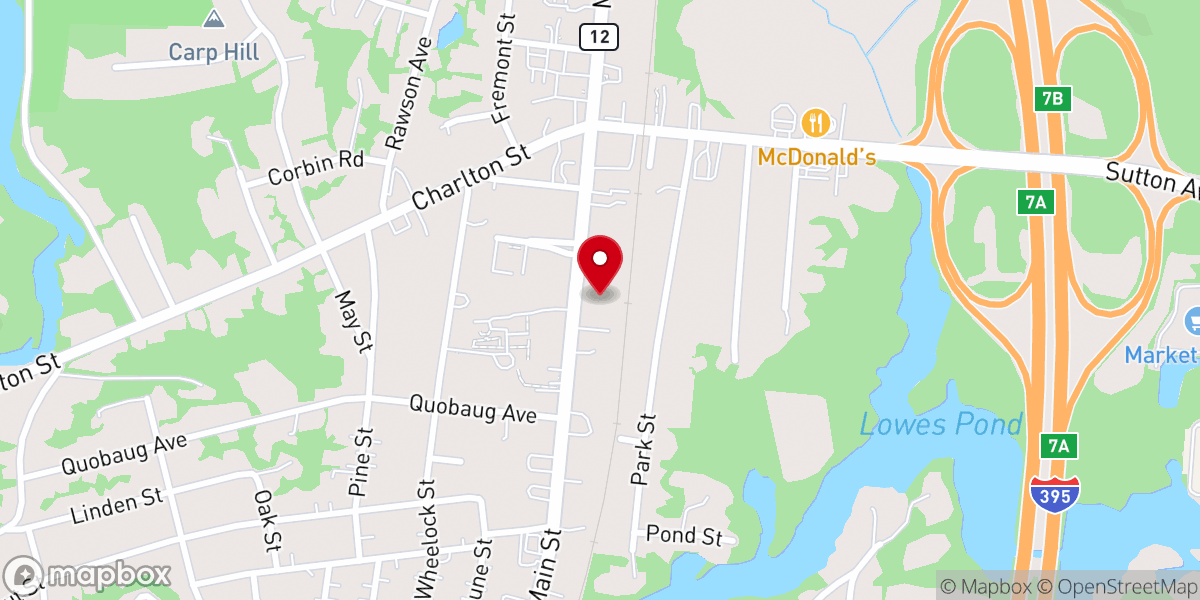 Map showing location of Grace Preschool & Parish Hall